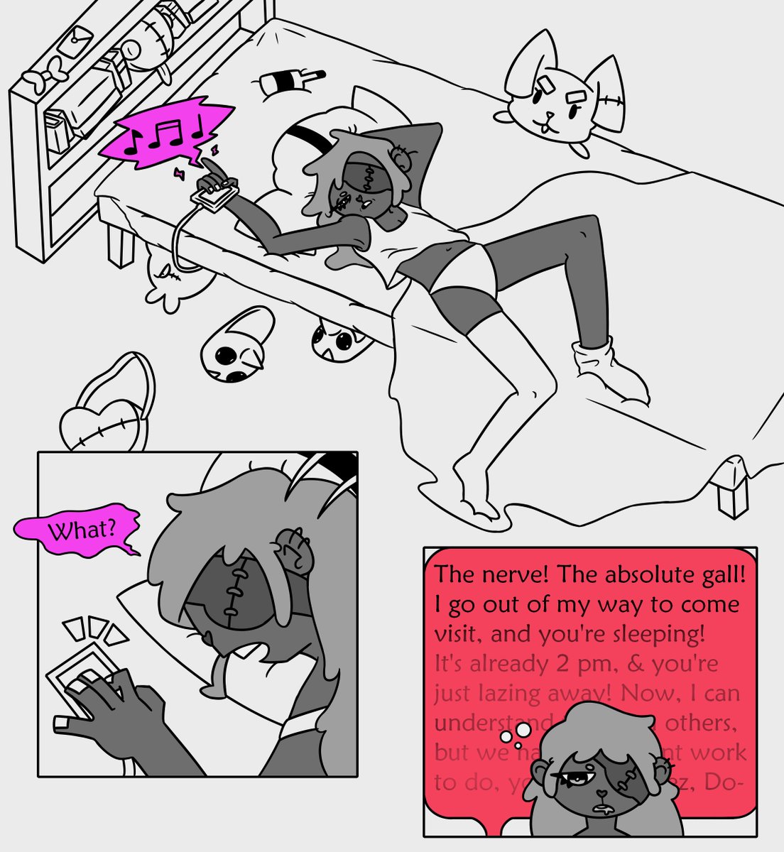 Working on a comic for Princess.

#Art #OC #Comic