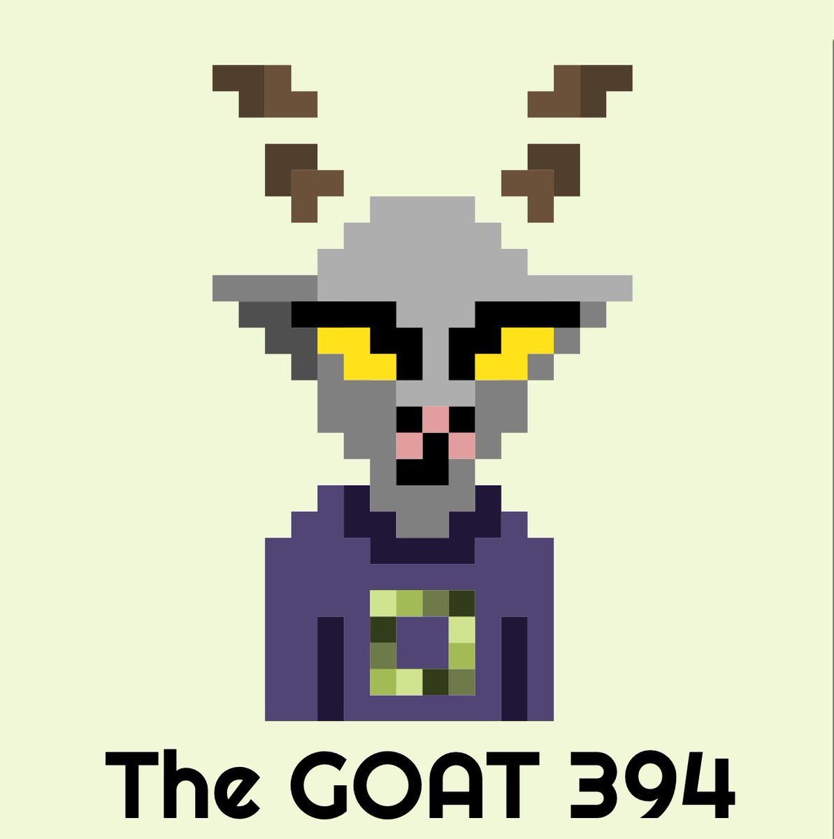 Time flies in the GOAT world!  I can't believe we are almost on GOAT 400.  There is one GOAT auctioned off every day, forever.  Completely #onchain and transparent.  Auction proceeds are split daily between all GOAT holders.  Bid on GOAT 394 at thegoat.bid 🐐🫶