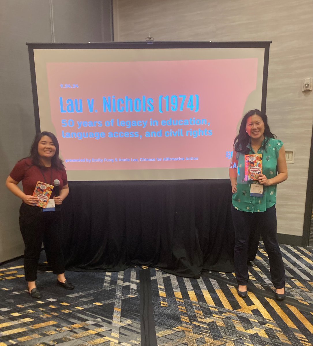 annielee415's tweet image. .@CAAsanfrancisco was at #EdEquityForum2024 presenting on Lau v Nichols and Asian American activism to advance civil rights! We had such a great discussion w teachers and advocates on how to better serve our multilingual students!