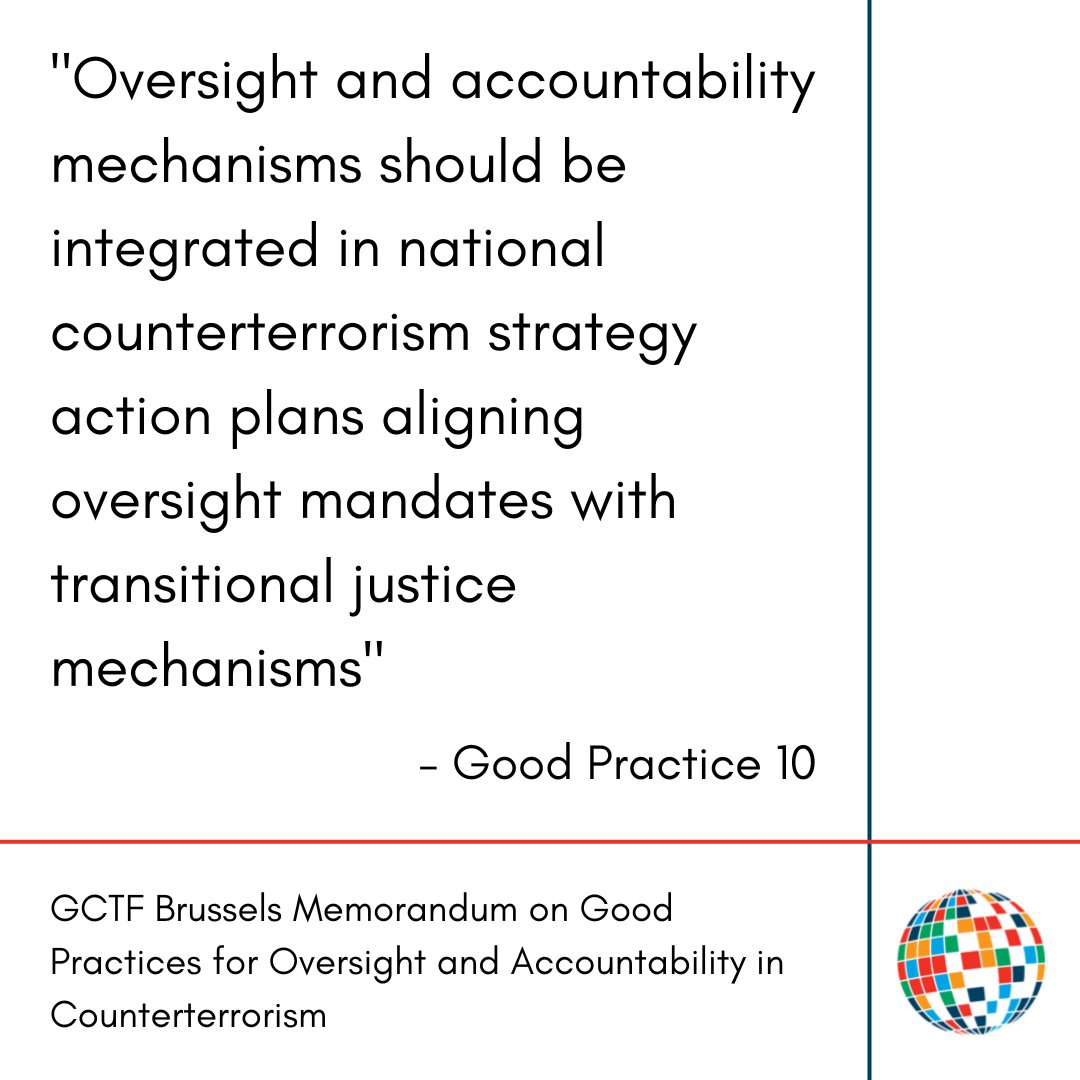 #BrusselsMemo: <a href="/eu_eeas/">European External Action Service - EEAS 🇪🇺</a> led development of 15 good practices on independent &amp; effective mechanisms which help guarantee that the exercise of #counterterrorism authorities complies with international law, including international #HumanRights law. Supported by <a href="/iijmalta/">The IIJ</a>
