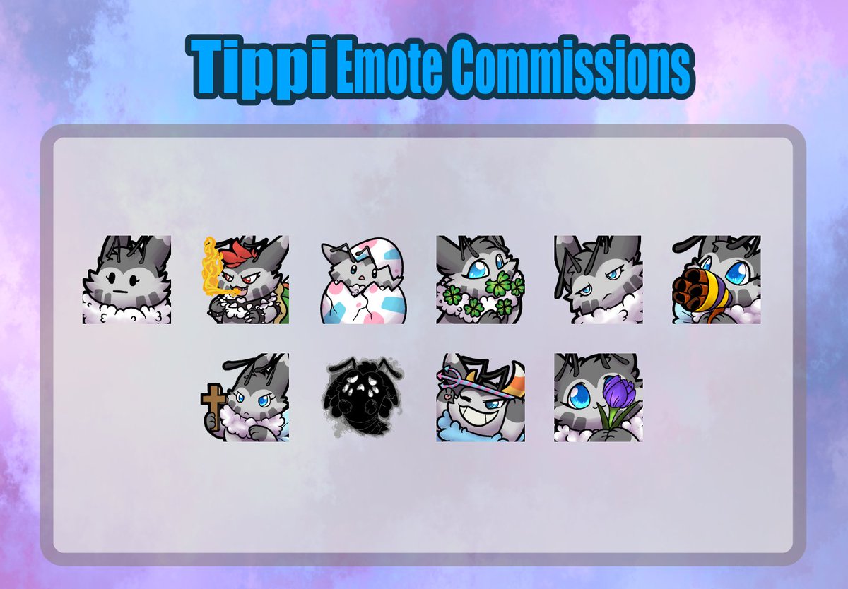 Kuroryushin's tweet photo. More finished emote work for @Tippabee <3 https://t.co/yfaUg7LgIR