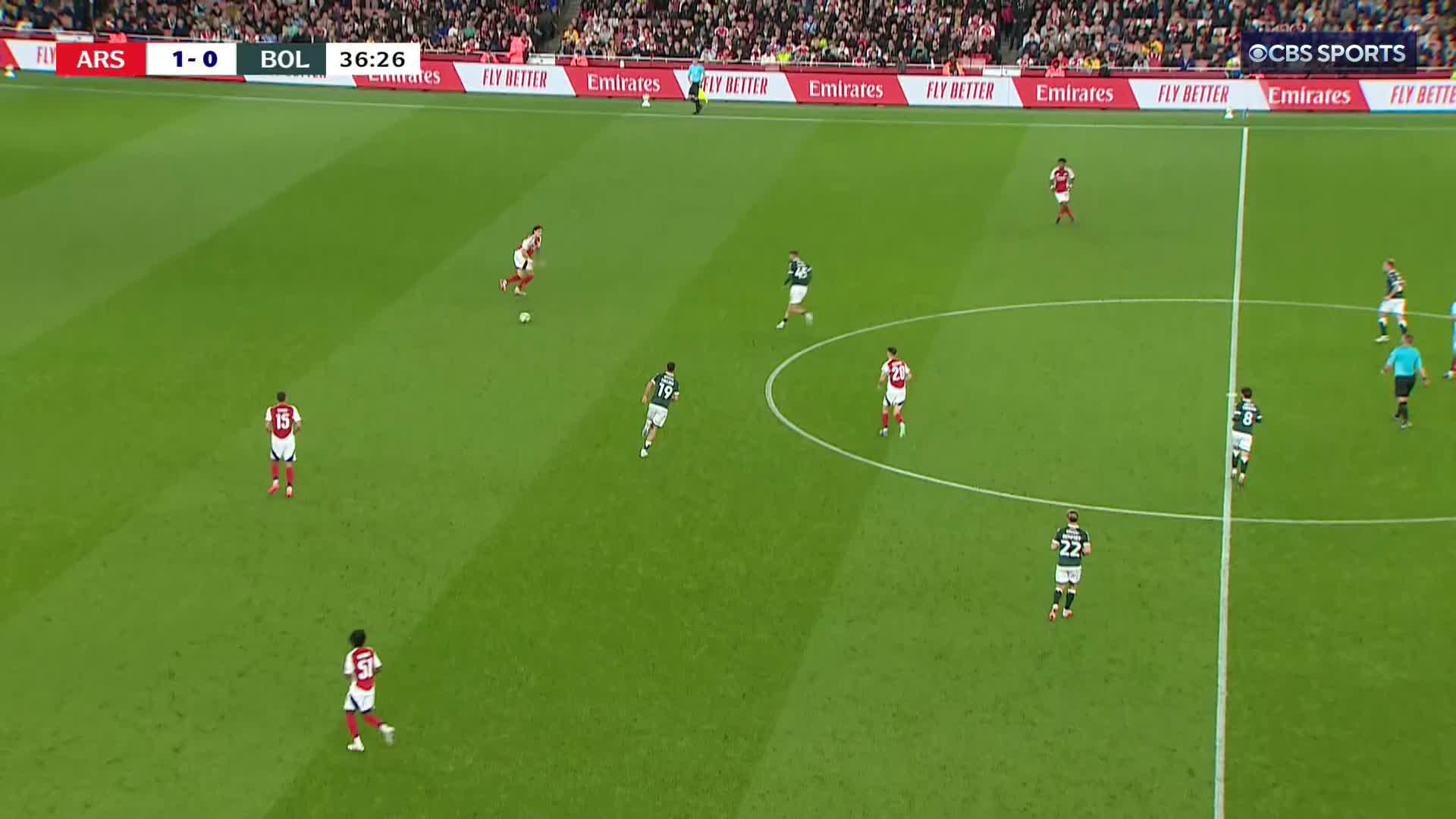 Young gun Ethan Nwaneri with a tidy finish for Arsenal in the #CarabaoCup 👊
