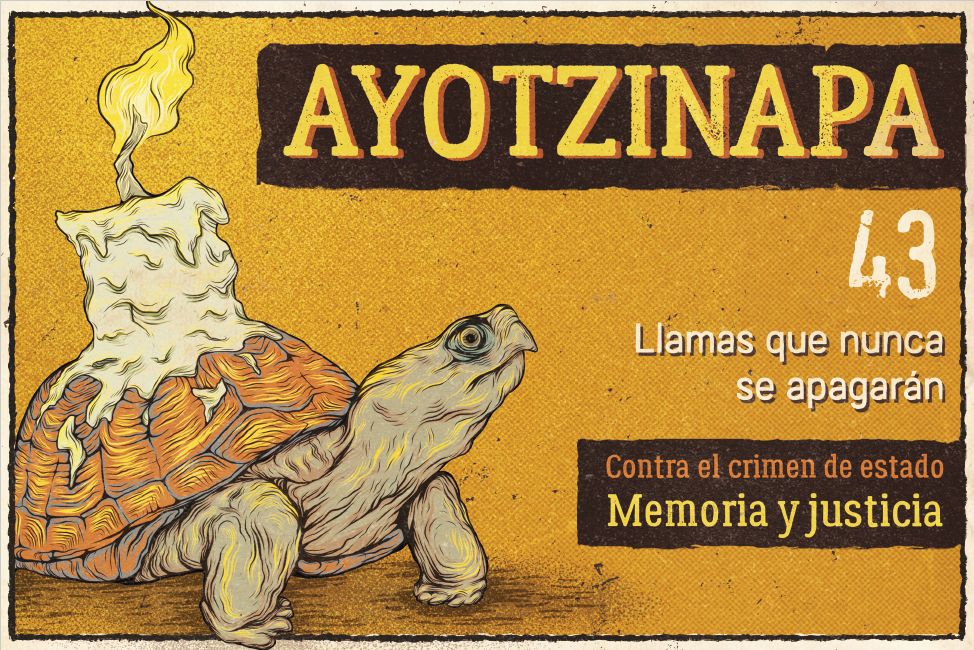 Desinformemonos's tweet photo. #Ayotzinapa10Años Contra el crimen de estado, memoria y justicia

Crédito: Memoria y Revuelta https://t.co/vaTI3R26e0