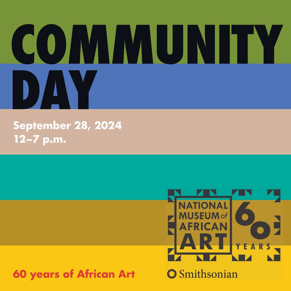 si_africanart's tweet image. Celebrate 60 years of African Art! Enjoy a fashion show on Friday September 27 and a full day of programming on Saturday September 28! Fashion show begins Friday promptly at 7pm. For more information: linktr.ee/smithsonianafr…