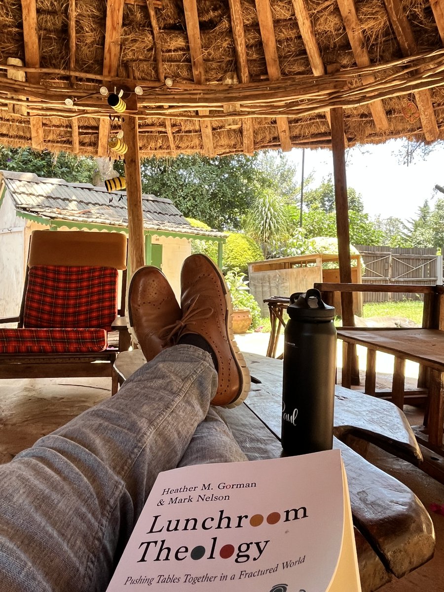 Okay friends, good luck trying to beat this picture of reading Lunchroom Theology....but, I'd love for you to try.

Paul Phelps from Kenya: "Enjoying a break in Bomet sitting under a Kipagengen trying  to form a better lunchroom theology."