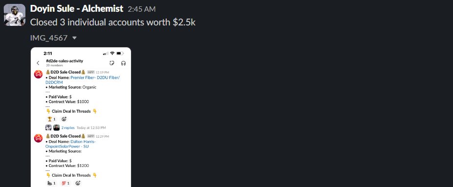 AST is truly the best sales community in the space.

Wins after Wins Inside Affinity Sales Training.

This is why we do what we do.

If you want to level up, get back your freedom and make $100k in the next 6 months, Join AST.