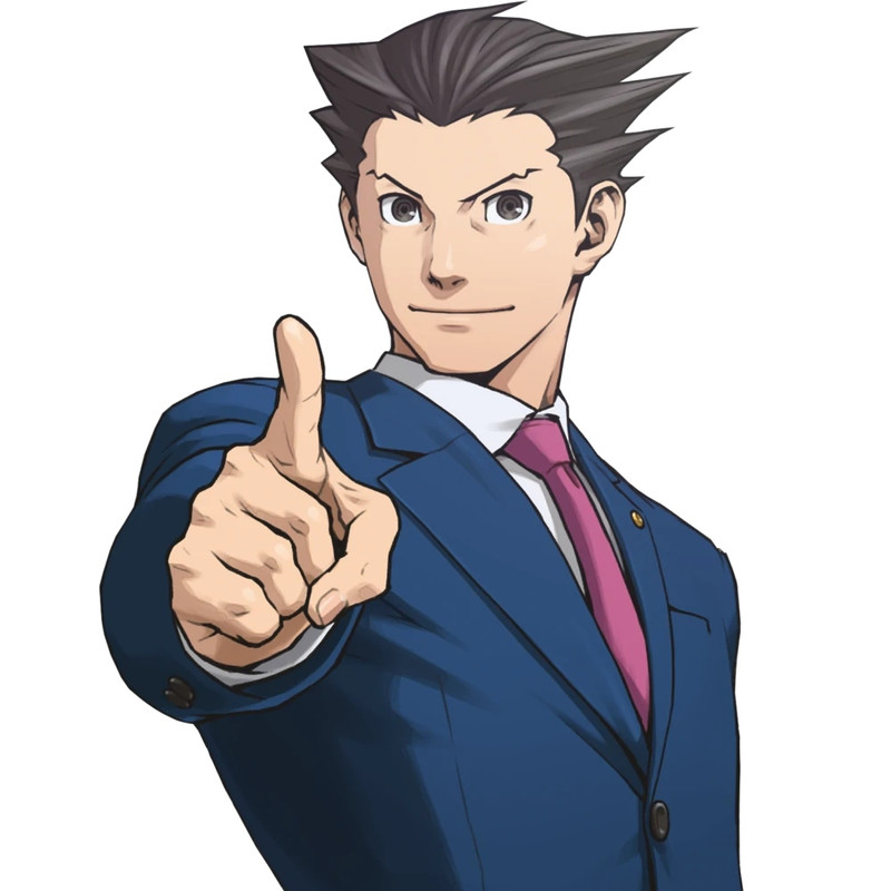 aaScenarioBot's tweet image. You&apos;re walking in the woods. There&apos;s no-one around and your phone is dead. Out of the corner of your eye, you spot them: Phoenix Wright!