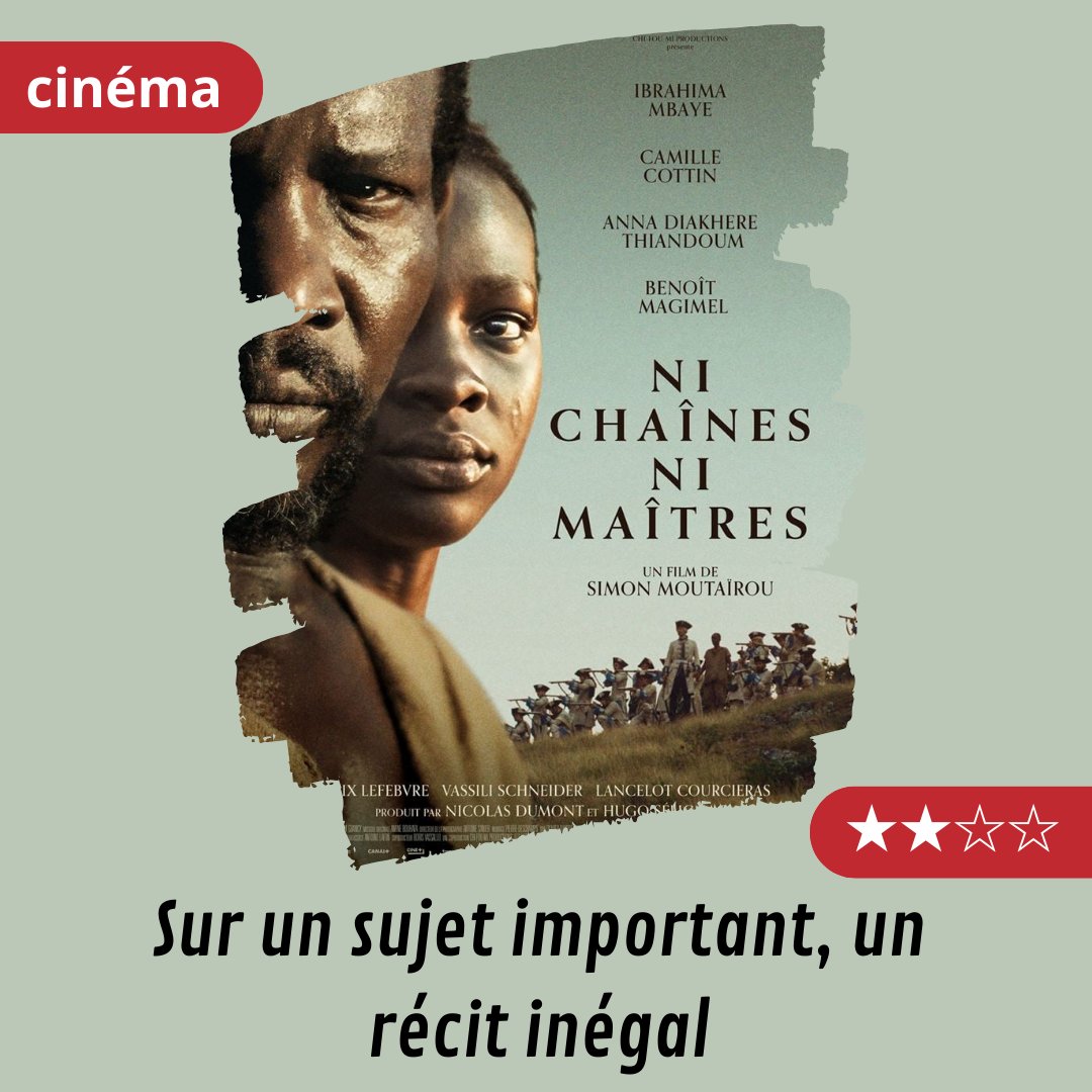 Ni chaînes ni maîtres : sur un sujet important, un récit inégal.

#NiChainesNiMaitres 
Ma #critique sur mon blog. #cinema 
cinemadevincent.blogspot.com/2024/09/ni-cha…