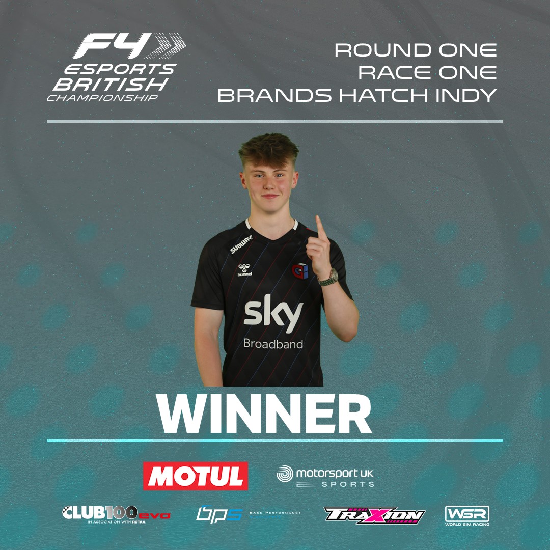 Motorsport UK Esports (@msptuk_esports) on Twitter photo LEO BROWN WINS!
The <a href="/guildesports/">Guild Gaming</a> driver takes the first win of the 2024 <a href="/BritishF4/">Wera Tools British F4</a> Esports Championship at Brands Hatch Indy
Part of a 1-2 with <a href="/RemyGilbert2/">Remy Gilbert</a> for the GUILD Racing team.
Wow, what a race! LEO BROWN WINS!
The <a href="/guildesports/">Guild Gaming</a> driver takes the first win of the 2024 <a href="/BritishF4/">Wera Tools British F4</a> Esports Championship at Brands Hatch Indy
Part of a 1-2 with <a href="/RemyGilbert2/">Remy Gilbert</a> for the GUILD Racing team.
Wow, what a race!