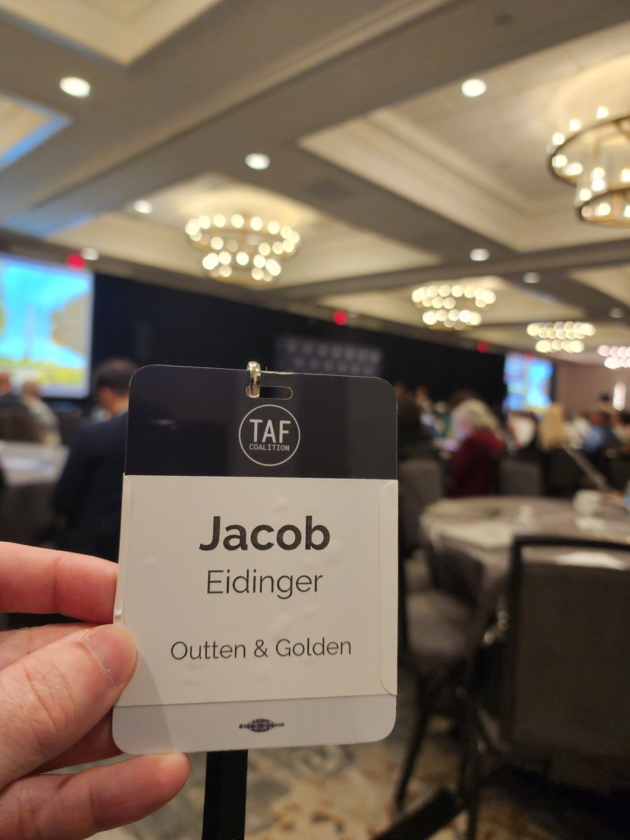 I'm back in DC at the <a href="/TAFCoalition/">The Anti-Fraud Coalition</a> 24th Annual Conference!

Enjoying learning all about the high-stakes world of whistleblower law.

#TAFcoalition #whistleblowers