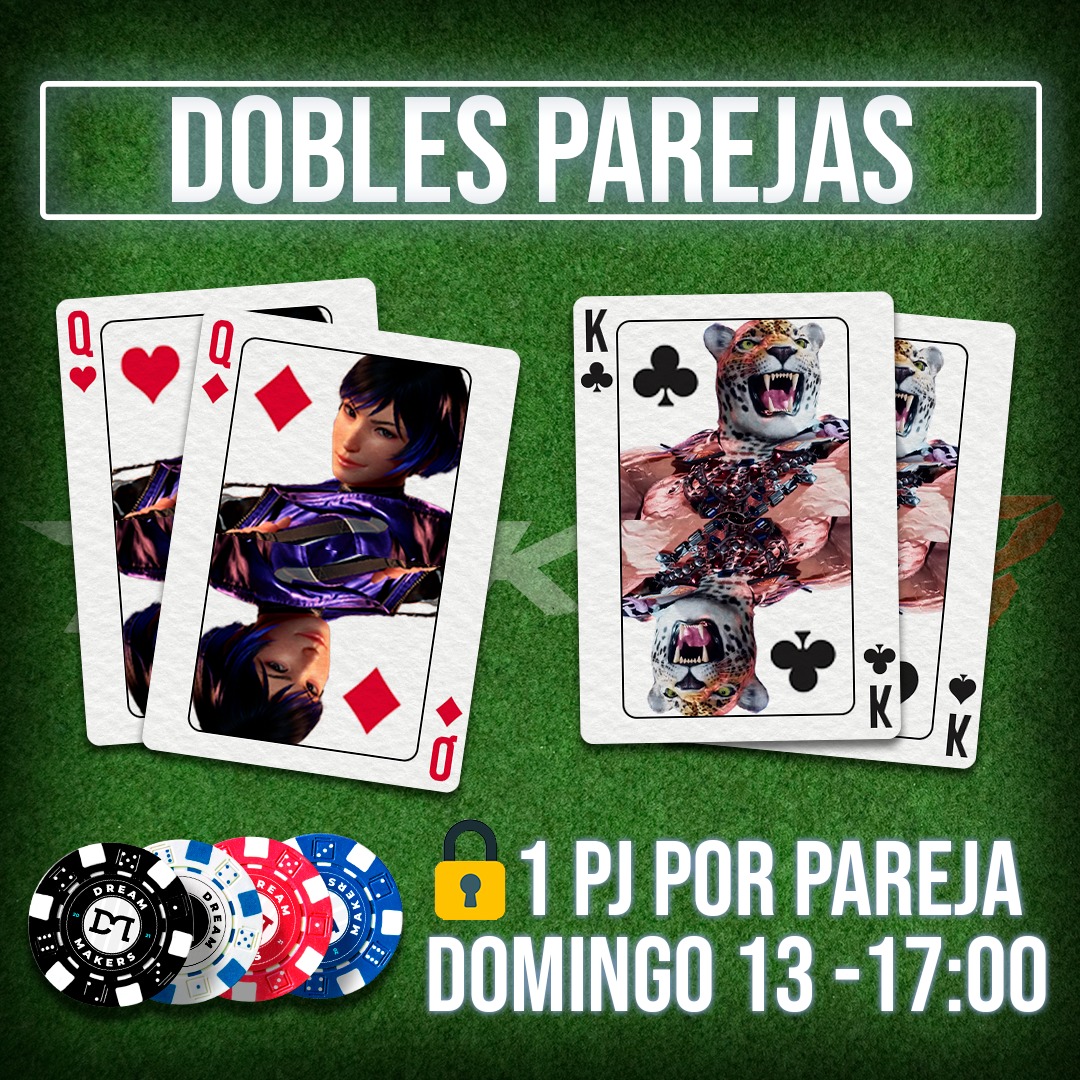 Nuevo evento en el canal!!

Torneo de parejas con Character Locked.

- Elige a tu compañer@ 🧑‍🤝‍🧑
- Elige muñeco para todo el torneo 👹
- Dadles a tod@s una paliza 🥋

Domingo 13 de Octubre -17:00 en mi canal

Links abajo ⬇️⬇️⬇️