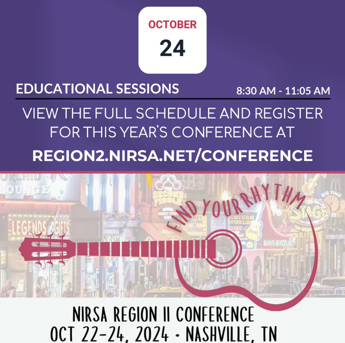 NIRSA Region II tweet media