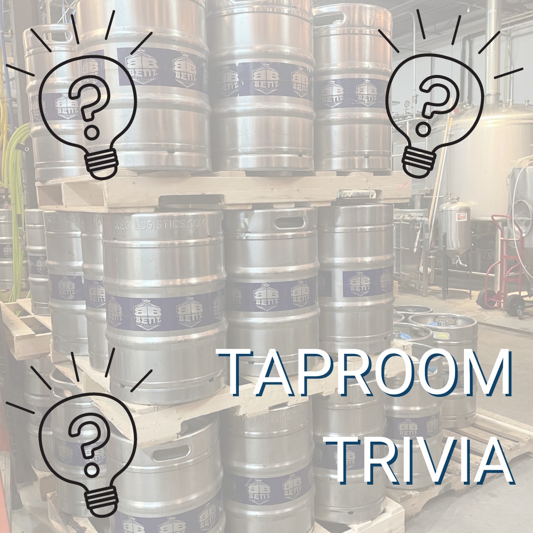 🧠🍻 Get ready to test your knowledge and enjoy some brews at trivia night!

Stop by every Thursday to exercise your brain and your drinking arm.

Get your info here: bentbrewstillery.com

#Trivia #Beer #TaproomEvents #drinklocal