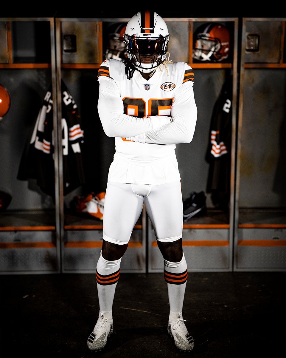 Bradstainbrook's tweet image. #Browns week four uniforms: