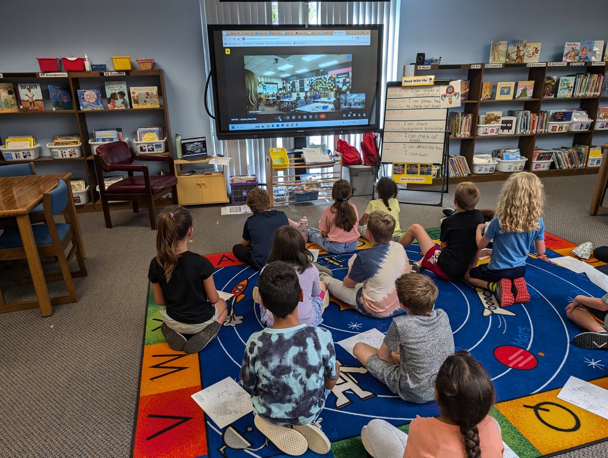 3rd grade enjoyed our Mystery Meet with our #GRA2024 partners in Toronto reading #GRATola .  We can't wait to read the book next week! <a href="/FuquayVarinaES/">FVES</a> <a href="/FVES_AP/">Fuquay-Varina ES</a>