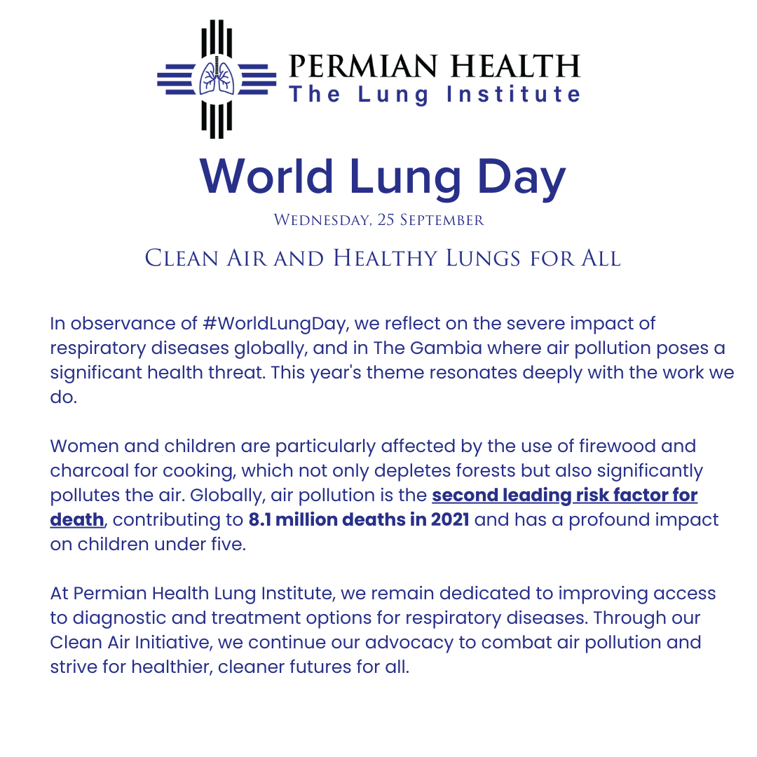 permianhealth's tweet image. #WorldLungDay #CleanAirInitiative #GlobalHealth #PermianHealthLungInstitute