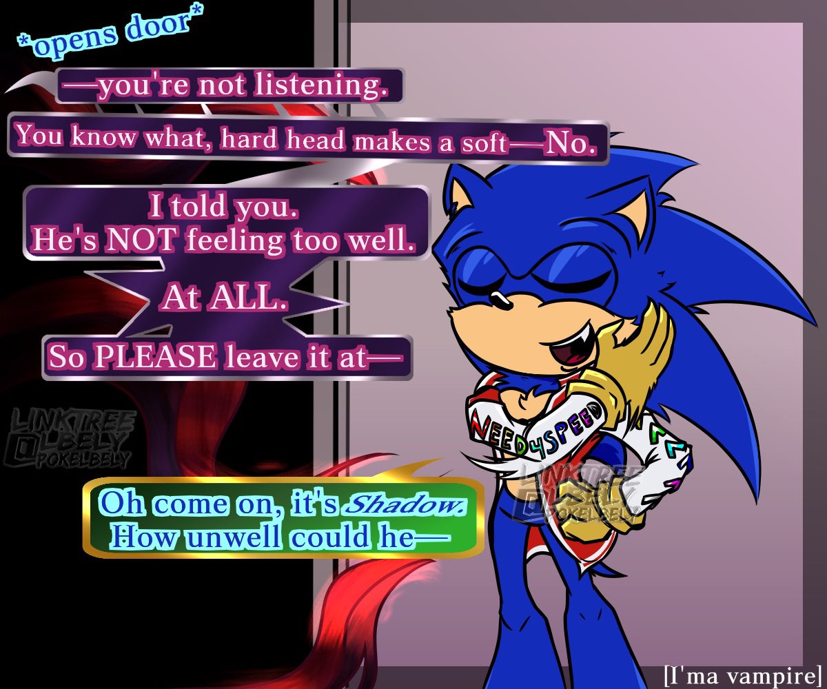 Pokelbely's tweet photo. 1/2
📖I had to taste Squid Shadow too
Alt title📖SonXEldritchp2nop1
📖Real title; “untiled squid joke”

#Sonicthehedgehog #sonadow #Shadowthehedgehog #Rougethebat #DoomMorph https://t.co/QGsC40bd7j