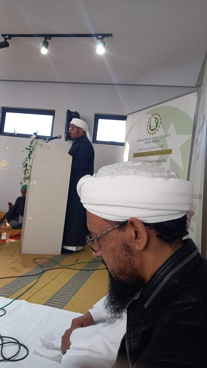 IPSA_College's tweet photo. THE IPSA ANNUAL MAWLID AL-NABI ﷺ program last Thursday was a great success with each class presenting inspiring talks and beautiful nashids, all focused on the greatness &amp; beauty of Allah's Final Messenger ﷺ. The guest speaker was Maulana Yusuf Parker. https://t.co/h9Vlfi5aLp