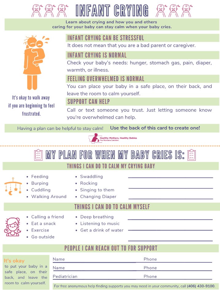 Frequent crying is normal for babies, but can be challenging for caregivers. Get tips on soothing your baby and self-care at Healthy Mothers, Healthy Babies: loom.ly/akOBGMQ