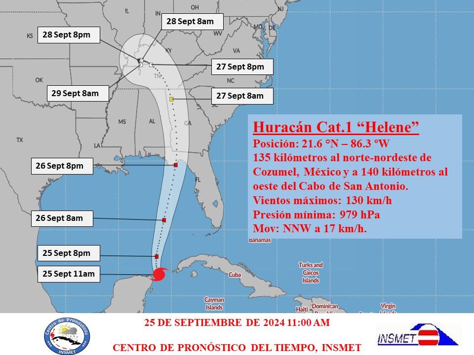 MMarreroCruz's tweet photo. Estamos muy atentos a la situación de los territorios que están siendo afectados por las lluvias y vientos asociados al huracán Helene. Reiteramos el llamado a nuestro pueblo de permanecer alerta, informado y cumplir lo establecido por las autoridades. https://t.co/bvkwImna9y