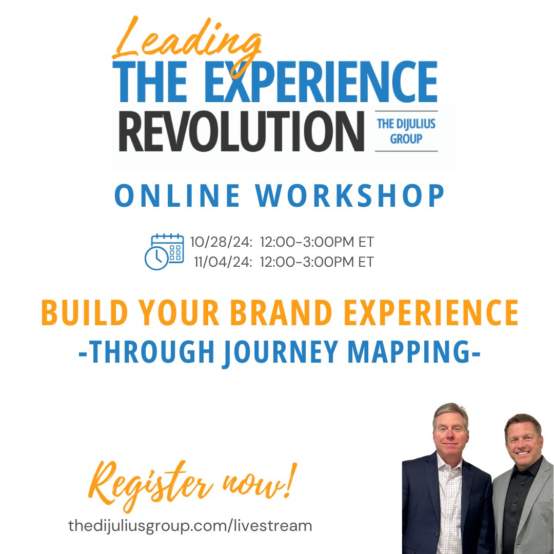 Do you want to retain more customers AND employees?
Would you like to receive more 5 star reviews?
Learn to create a signature experience that customers and employees will love ❤️
Learn more, or register today!
lnkd.in/eY6sWbiR