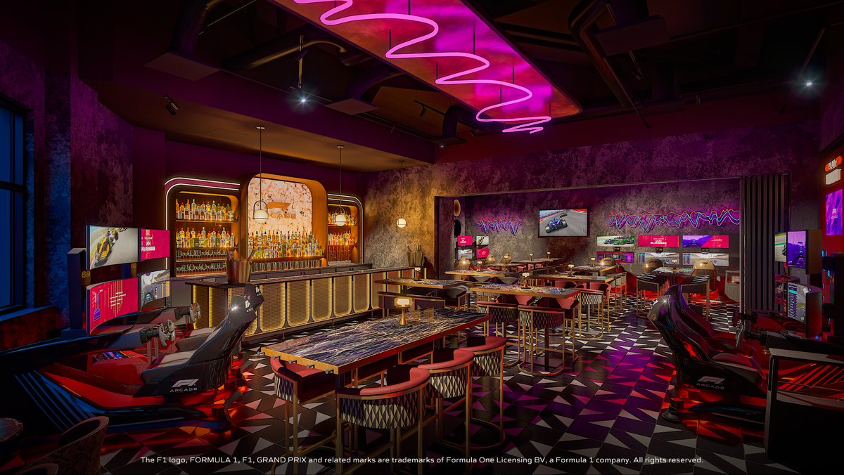 The world’s first official @f1 social entertainment experience @f1arcadeusa is opening in Union Market on 10/13! Experience Formula 1 with 83 full-motion racing simulators, world-class food &amp; cocktails &amp; an electric vibe🏁Book your spot now f1arcade.com/us/