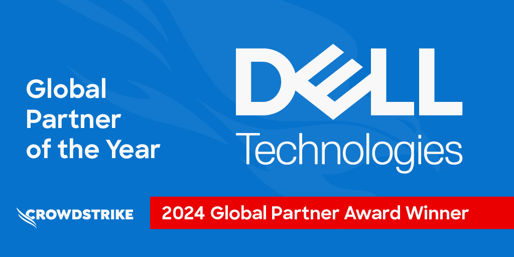 bchester98's tweet photo. Thrilled to be named @CrowdStrike Global Partner of the Year! Security is a team sport. That's why we collaborate with world-class partners to combat modern threats. Learn more how our joint #hardwareassistedsecurity gives your fleet an edge https://t.co/dJfsxK9SkN   #iwork4dell https://t.co/hAvMCXRYqB