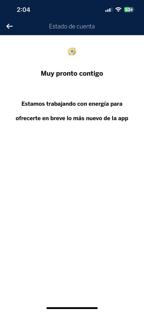 DanyGza2's tweet photo. @BBVA_Mex Una semana sin poder visualizar estados de cuenta en la aplicación ni poder hacer pagos desde la misma. Cuando antes si podía hacerlo sin problema. https://t.co/0JwCRQGERS