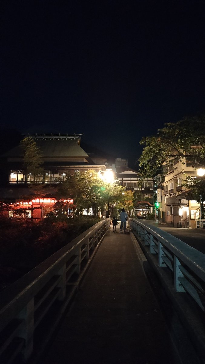 Zen_chama's tweet photo. 箱根温泉の夜の風景。静かな橋を渡ると、温泉街の灯りが心を温めてくれる✨ #箱根温泉 #夜景 #癒しのひととき #日本の美

A night view of Hakone Onsen. As you cross the quiet bridge, the lights of the hot spring town warm your heart✨ 🇯🇵
#HakoneOnsen #NightView #MomentOfSerenity https://t.co/d7PVLSWbts