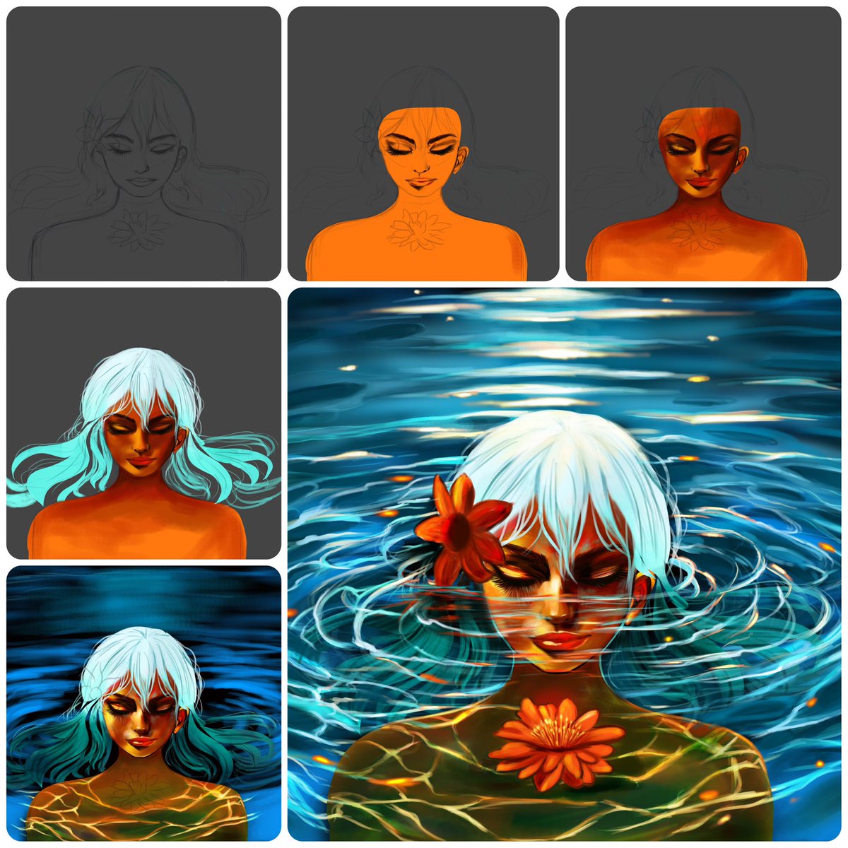 mahsanamini's tweet image. Gn 🌙✨

Have a peaceful night ✨

#mahsanamini #Blueart