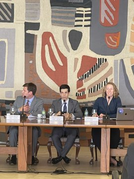 OEA_Cyber's tweet photo. A #ConferênciaRTFBrasil, organizada por @OEA_Cyber ​​​​e @IST_org, busca desenvolver recomendações práticas para combater o #Ransomware no Brasil🇧🇷, incluindo: 
✅Deter ataques
✅Interromper o modelo de negócios
✅Apoio para organizações se prepararem
✅Resposta mais eficaz https://t.co/xDmxSVRKiI
