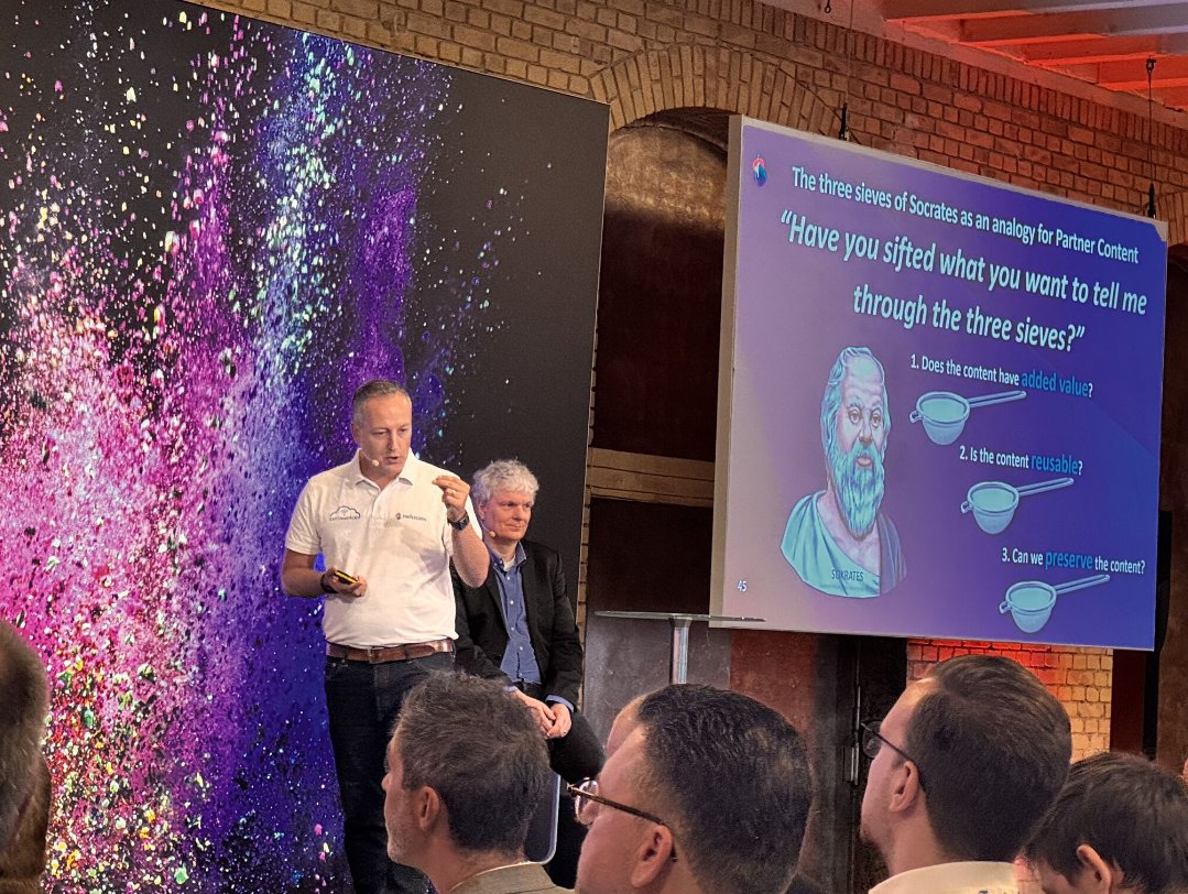 „Have you sifted what you want to tell me through the three sieves?“ - (Sokrates)
🔷 1. Does the content have added value?
🔷 2. Is the content reusable?
🔷 3. Can we preserve the content?

#ALMSUMMIT #ALMSUMMIT2024 #ALM #SAPALM #CloudALM #SAPCloudALM #Sokrates