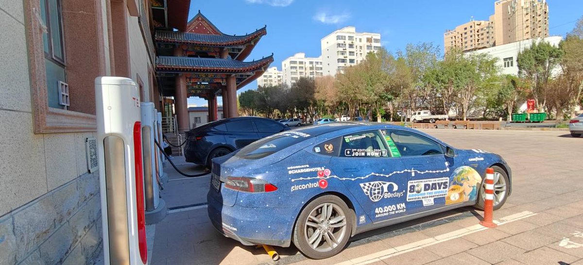 80edays (@80edays_en) on Twitter photo Electric cars have finally arrived in China. 📷📷The participants have received them and are on their way.
The schedule is:
25-Sep Shymkent
26-Sep Tashkent
27-Sep Samarkand
28-Sep Bukhara
29-Sep Urgench
30-Sep
01-Oct Tazhen
02-Oct
03-Oct Aktau
04-Oct
05-Oct Baku Electric cars have finally arrived in China. 📷📷The participants have received them and are on their way.
The schedule is:
25-Sep Shymkent
26-Sep Tashkent
27-Sep Samarkand
28-Sep Bukhara
29-Sep Urgench
30-Sep
01-Oct Tazhen
02-Oct
03-Oct Aktau
04-Oct
05-Oct Baku