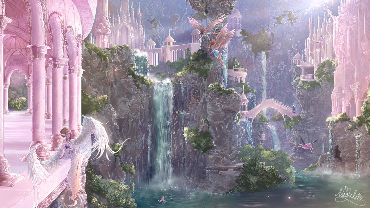 ⛰️Fantasy Falls⛰️

This one was a lot of fun! The colors really pop, and I’m happy with how it turned out! 🍃

Likes and retweets are always Appreciated! 

Tags~ #Royalehigh #royalehighart #royalehighcampus3
