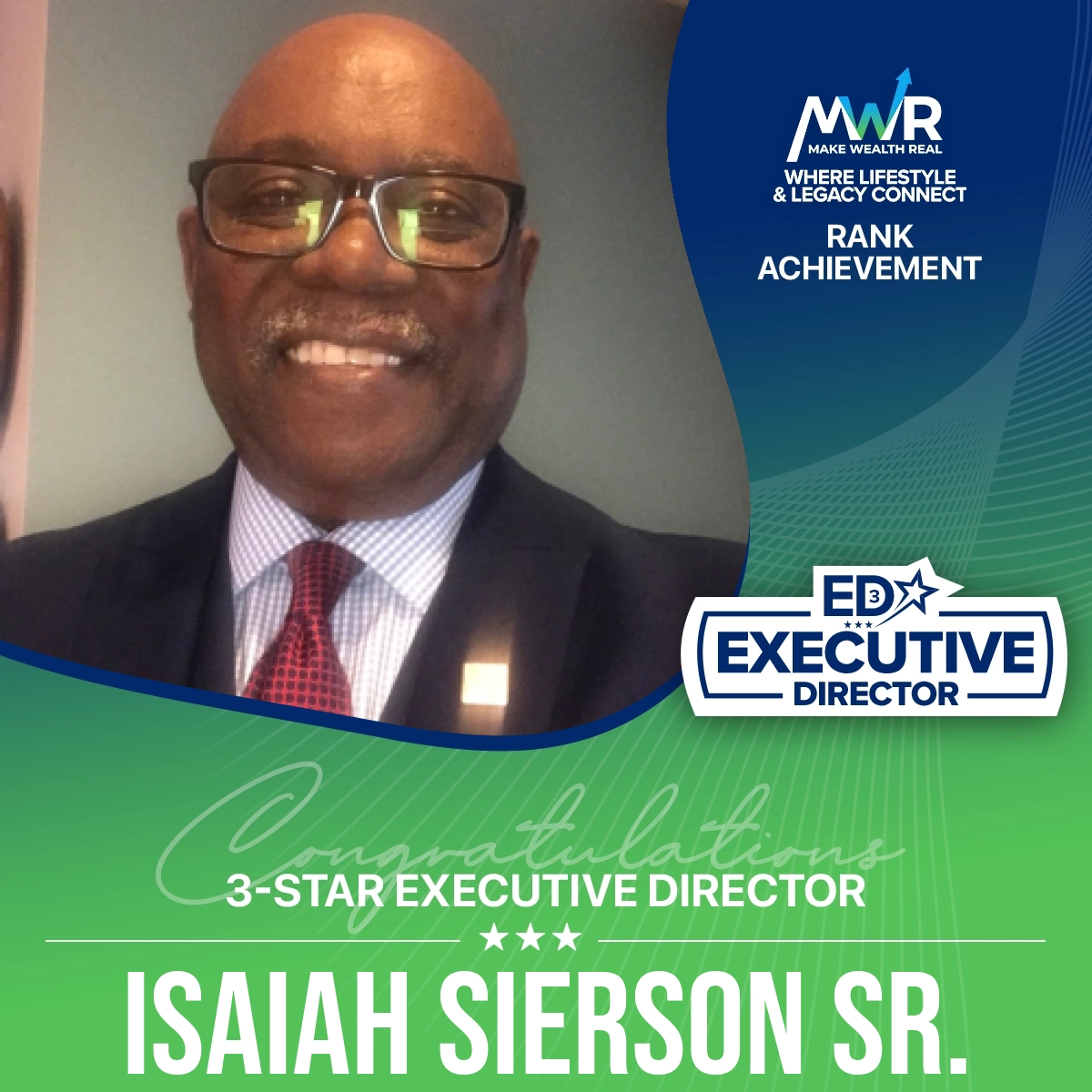 MWRFinancial's tweet photo. Congratulations to our new #MWRFinancial 3-Star Executive Directors! Bravo Team! This monumental accomplishment reflects your relentless drive and commitment to excellence. You've cemented yourself as one of MWR Financial's top leaders, and your journey inspires many. https://t.co/fCE0XAwd6e