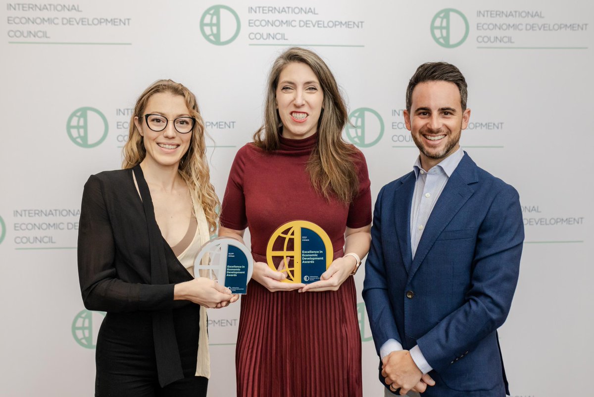 GPEC's tweet photo. We were honored to accept our 4th EDO of the Year award & a gold award for our FY23 annual report at the @IEDCtweets Annual Conference!Β π
Learn more: https://t.co/BIxf9lBsJ9 | #GreaterPHXtogether #2024IEDCAwardWinner #ExcellenceinEconDev #EconDev #IEDCAwards #IEDCAnnual #IEDC https://t.co/V14bv4GHRG
