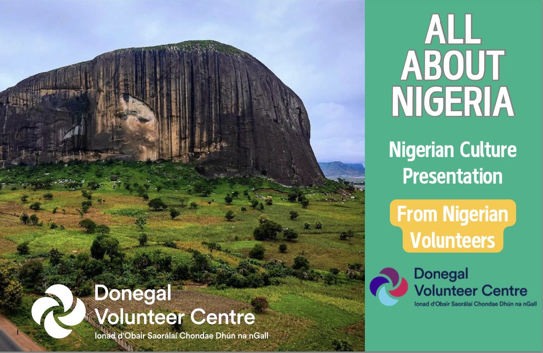 DLDCclg's tweet photo. Our team in Donegal Volunteer Centre delivered a fantastic event on Nigerian culture as part of #LocalDevelopmentWeek, which shines a spotlight on the transformative projects being delivered @ the local level, strengthening communities for a fairer society @theILDN https://t.co/M9ZEAB9FKr