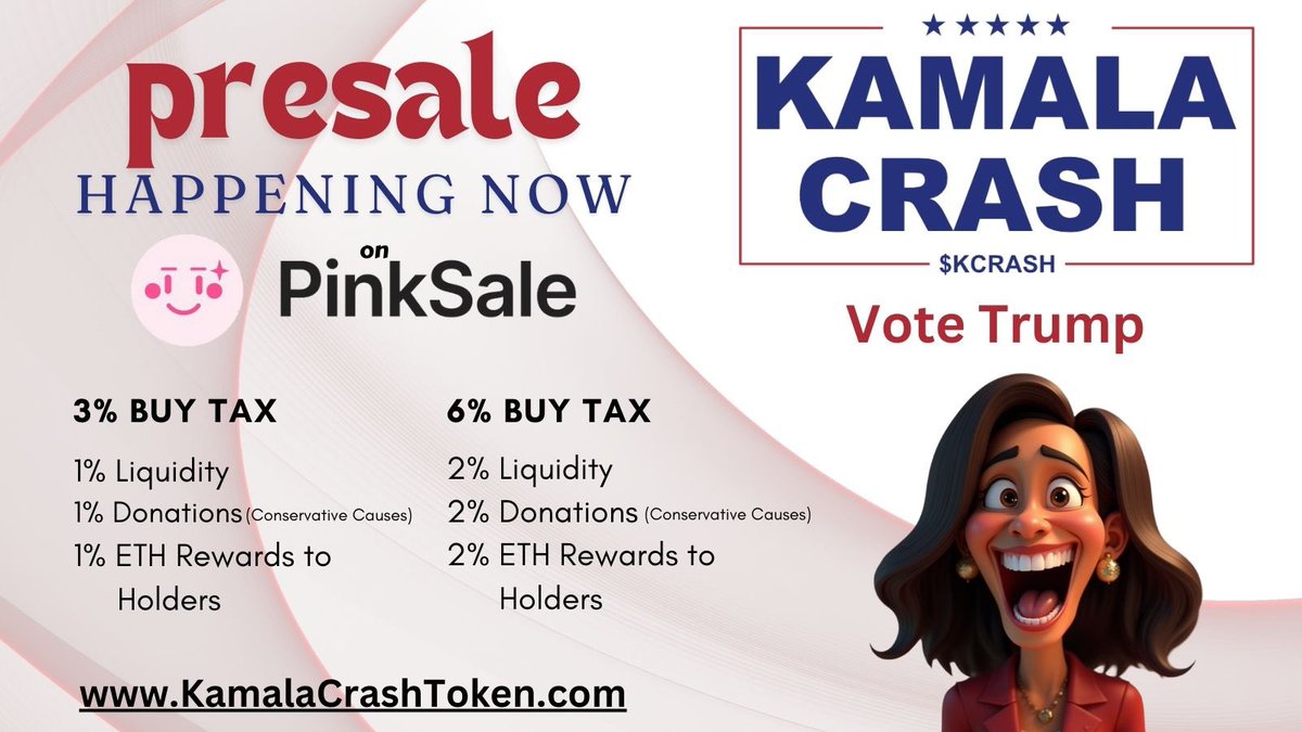 KAMALA CRASH 🇺🇸 $KCRASH tweet media