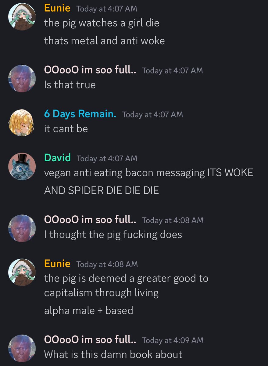 Kelkador's tweet image. discussing narrative themes of Charlotte&apos;s Web #IntellectualDiscussion