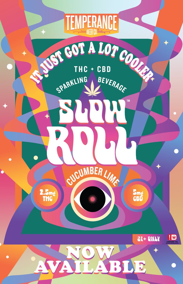 Did you know we make a delicious sparkling THC beverage called Slow Roll? Did you also know it's zero proof, zero gluten, zero sugar,  and zero calories? 

Here's the best part: IT SHIPS TO 37 STATES! Intrigued? Order here: bit.ly/3zxaGB3

#thcbev #nonalc #slowroll