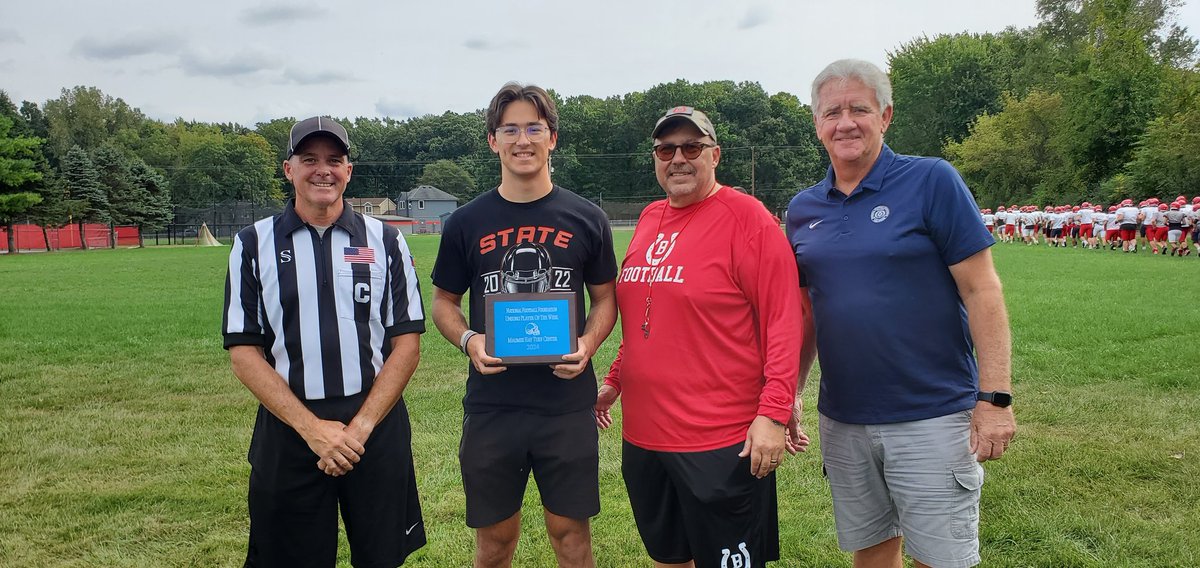 Congrats to the latest <a href="/NFFNetwork/">National Football Foundation</a> Unsung Player of the Week presented by <a href="/maumeebayturf/">Maumee Bay Turf</a> and <a href="/dannysrossford/">Danny’s Cafe Rossford</a> Owen Przybylski from Bedford. Hear how <a href="/o_przybylski/">Owen Przybylski</a> turned a season-ending injury into a positive for Bedford tonight at 10:30 on <a href="/BCSNsports/">BCSN</a>