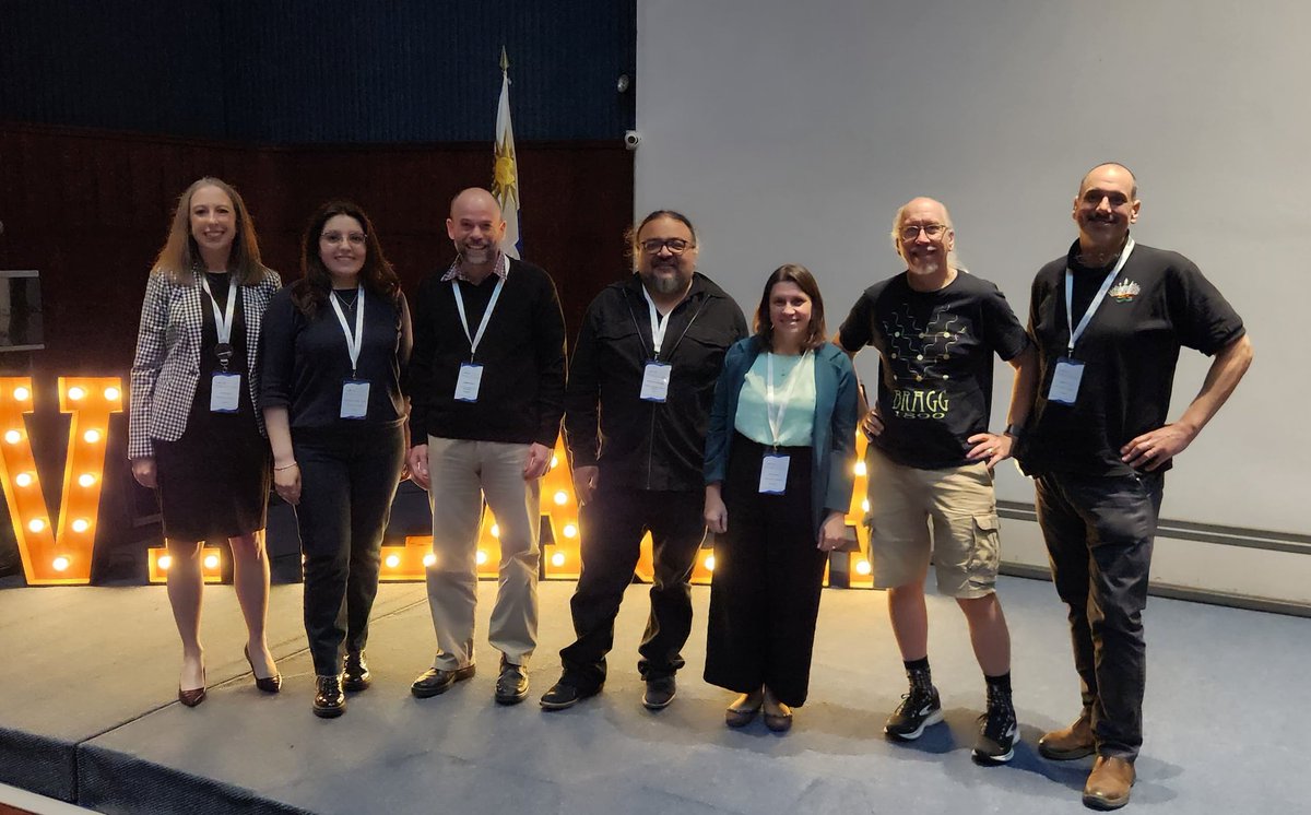 laca2024's tweet photo. The afternoon of Day 3 of #LACA2024 devoted to Dissemination and teaching Crystallography also had very high notes. The Crystal Growing Competitions of 🇦🇷, 🇨🇱 and 🇺🇾 were presended with a talk on alternativ representations of diffraction geometries beyond the reciprocal lattice. https://t.co/w8eDdonxIi