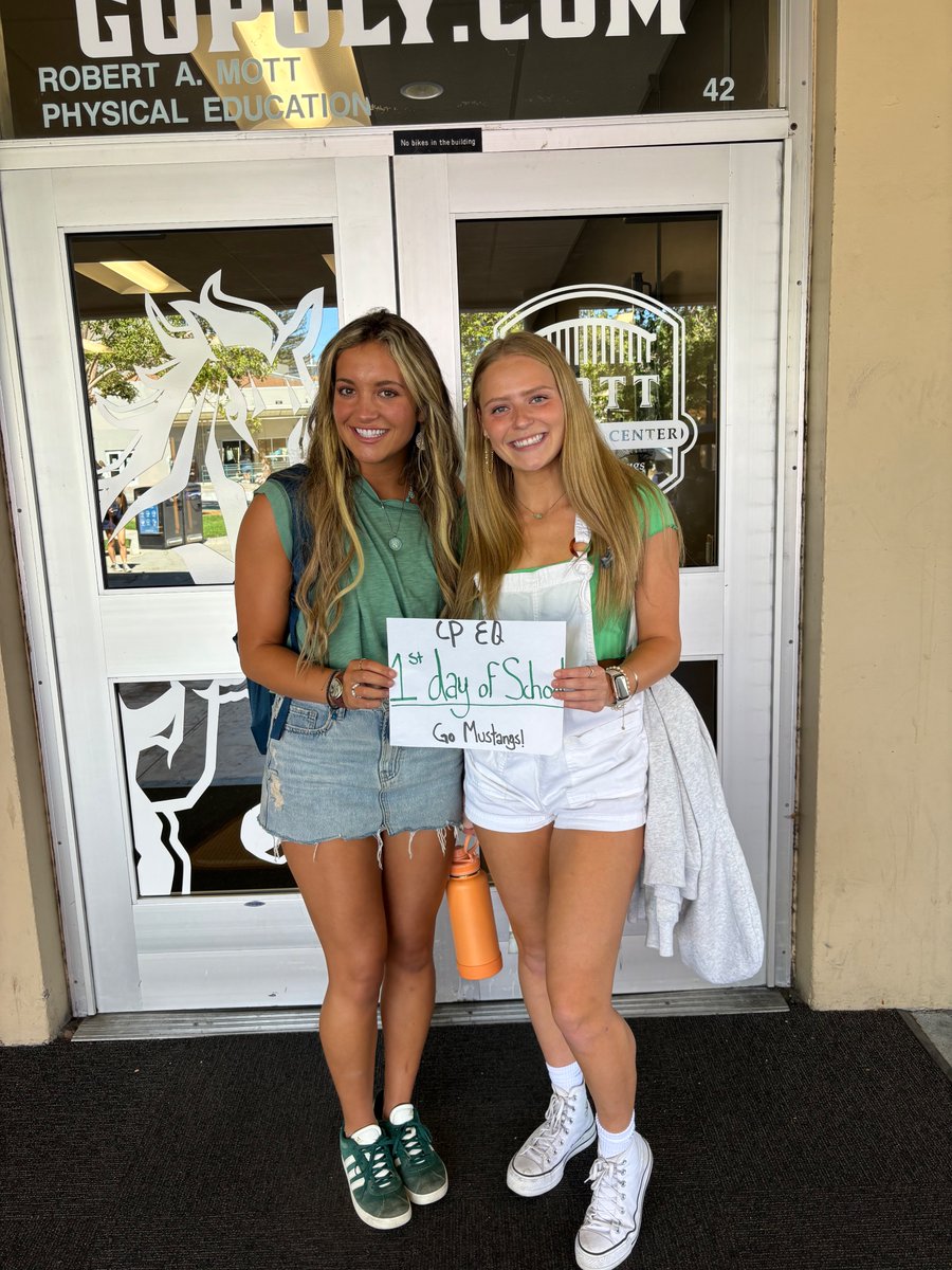 New school year, same grind! 

Shoutout to our hardworking Student Assistants kicking off the year by keeping our teams ready to compete.  They’re the backbone of Cal Poly Athletics, keeping our teams prepped and ready for success. 

Let’s crush it this year, Mustangs! 
#RideHigh
