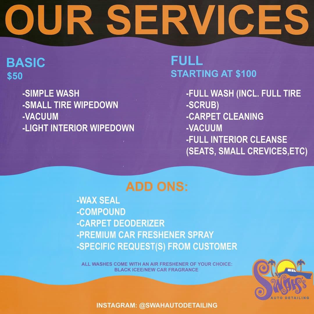 iamjSPOOKS's tweet photo. My New Auto Detailing Business!! 🚙🧼

Thank you in advance. 

IG - @swahautodetailing 
Artwork - @macburgz https://t.co/KeN8z4u8NY