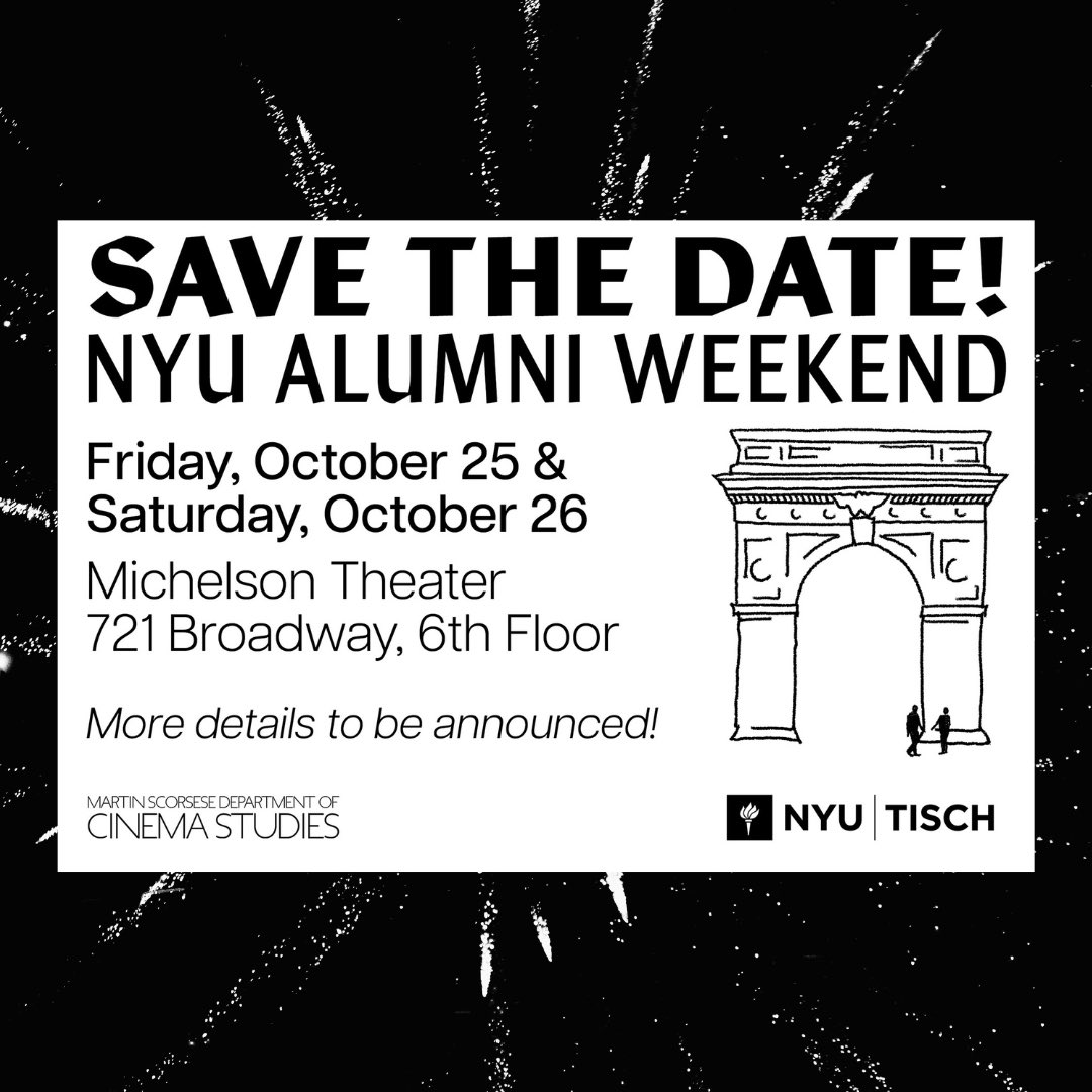 NYU Martin Scorsese Department of Cinema Studies tweet media