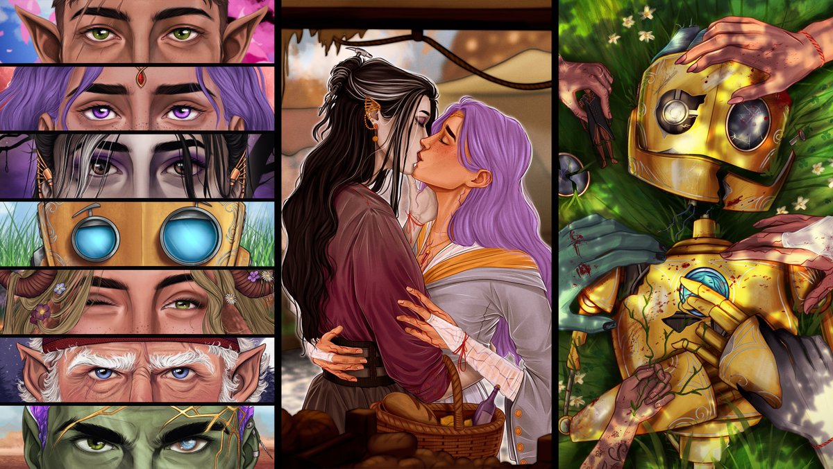 colealexart's tweet image. Hi i'm Cole! 👋
I'm an illustrator, character artist & huge Critical Role nerd and I'm currently looking for freelance work!
✉️: colealexart@outlook.com