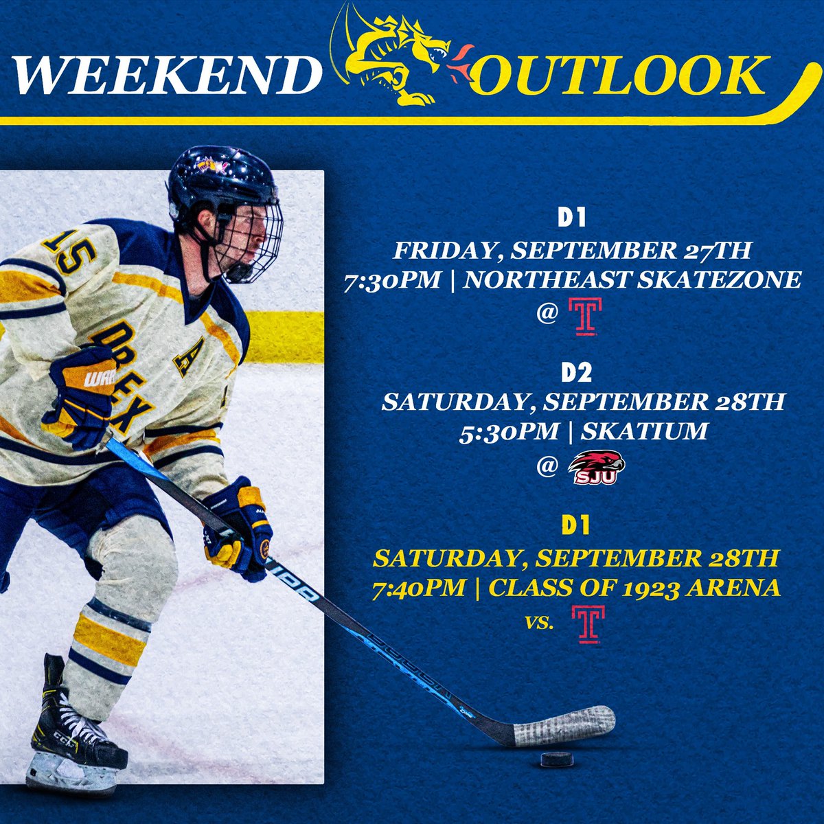 Drexel University Ice Hockey tweet media