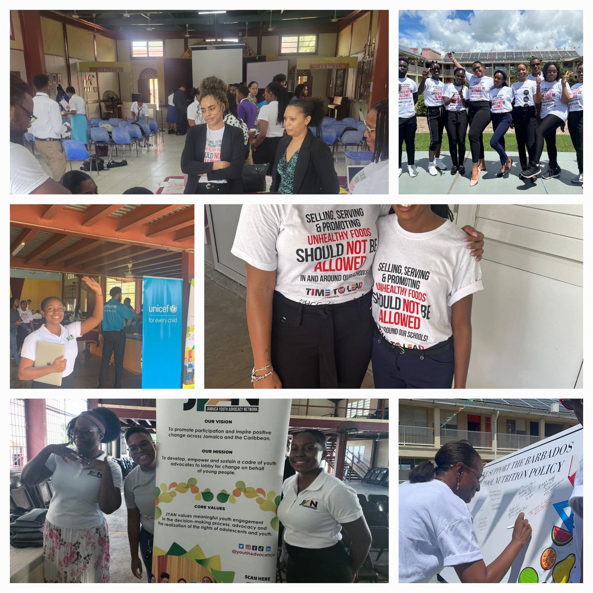 RSJM5's tweet photo. Youth Advocates calling for School Nutrition Policies to be adopted  and fully implemented across the region.#CaribbeanYouthForHealth https://t.co/ezA7tyi0m0