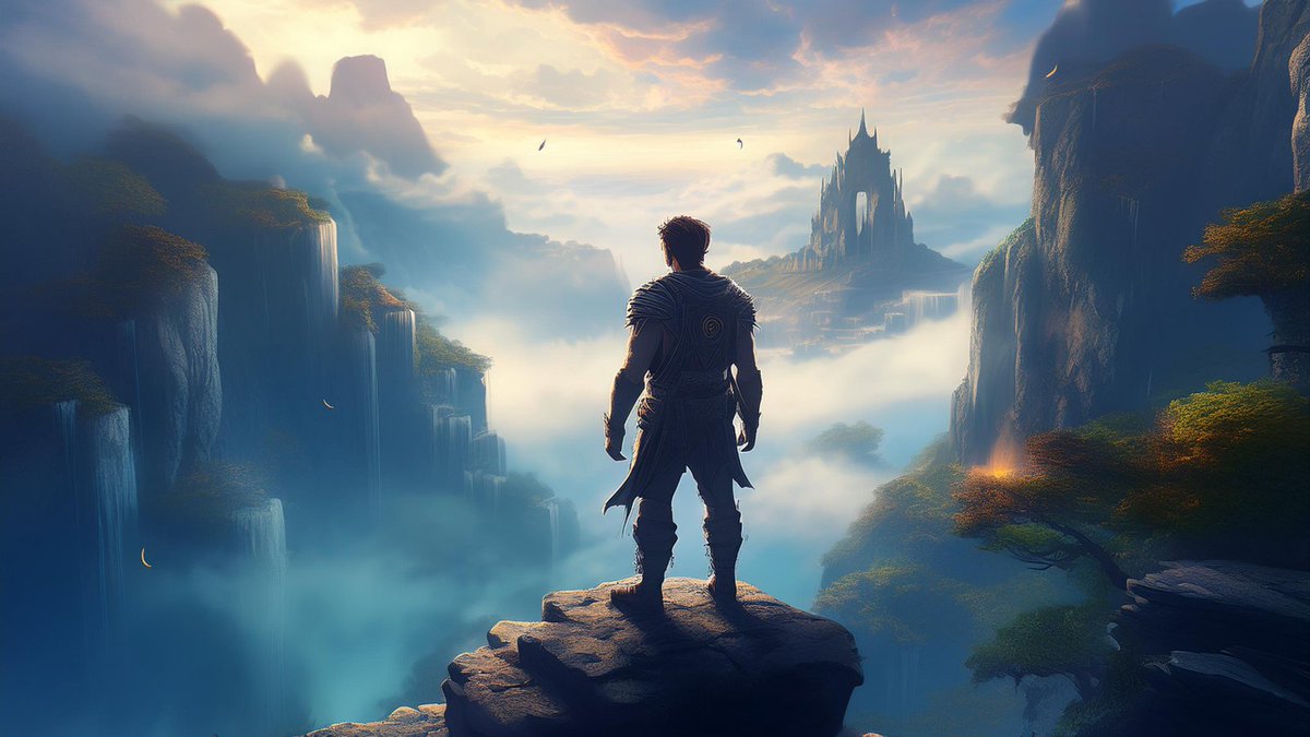 crypticislandio's tweet photo. 🌪️ The fog thickens and Alex is faced with a choice: go inland or run back. Which would you choose? 🔮 #CrypticIsland #EthereumAdventure https://t.co/goEthScc8S