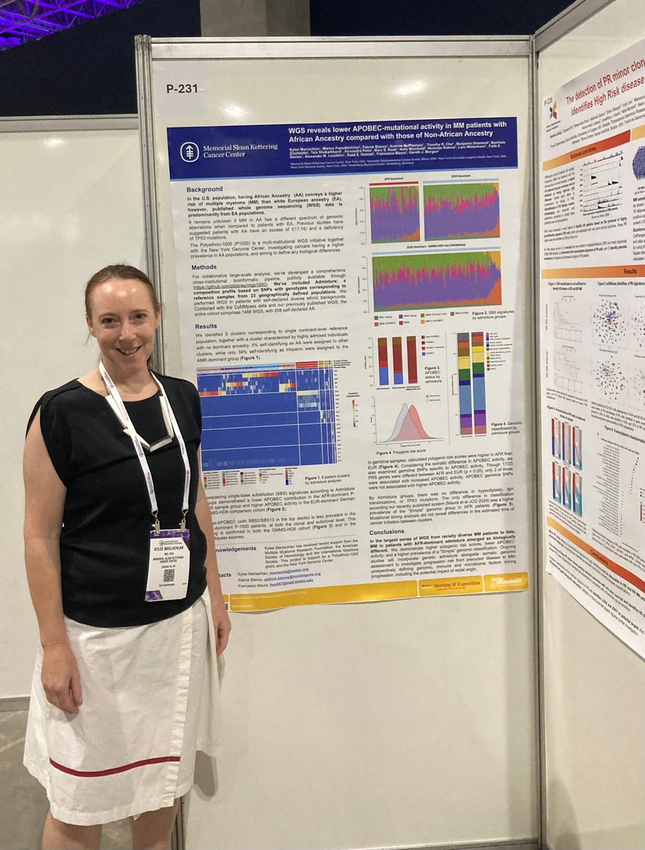 Francesco Maura (@francescomaura4) on Twitter photo #KyleeMaclachlan presenting genomic and genetic determinants of racial disparity in multiple myeloma #p1000 <a href="/univmiami/">University of Miami</a> <a href="/MSKCancerCenter/">Memorial Sloan Kettering Cancer Center</a> <a href="/Perlmutter_CC/">Perlmutter Cancer Center at NYU Langone Health</a> <a href="/nygenome/">NY Genome Center</a> #wgs #mutationalsignatures #mmsm #KyleeMaclachlan presenting genomic and genetic determinants of racial disparity in multiple myeloma #p1000 <a href="/univmiami/">University of Miami</a> <a href="/MSKCancerCenter/">Memorial Sloan Kettering Cancer Center</a> <a href="/Perlmutter_CC/">Perlmutter Cancer Center at NYU Langone Health</a> <a href="/nygenome/">NY Genome Center</a> #wgs #mutationalsignatures #mmsm